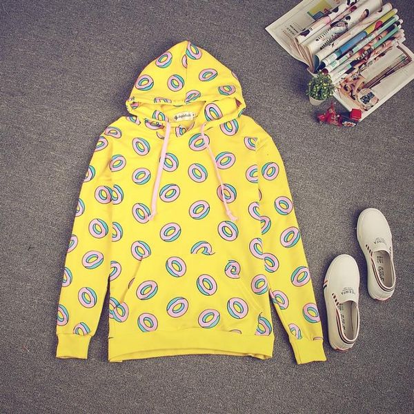 

kpop got7 just right mark bts jung kook cute donut hoodies hoodie sweatshirt for man woman unixes sweatshirts, Black