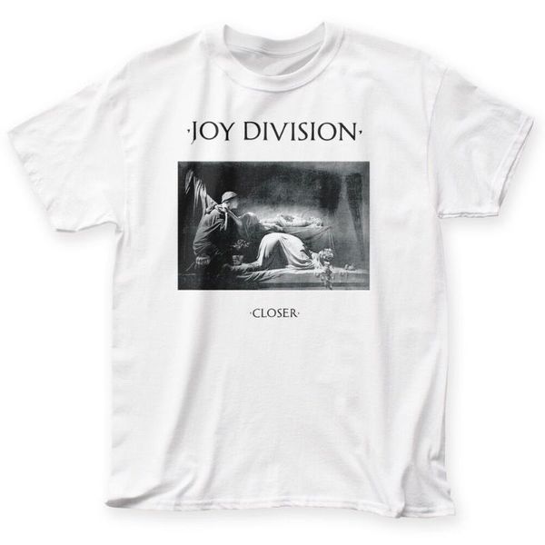 

official joy division closer record cover art t-shirt s-2xl top, White;black