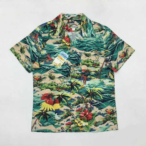 

fashion men aloha shirt cruise tropical luau beach hawaiian party coconut tree summer casual hawaii shirts, White;black