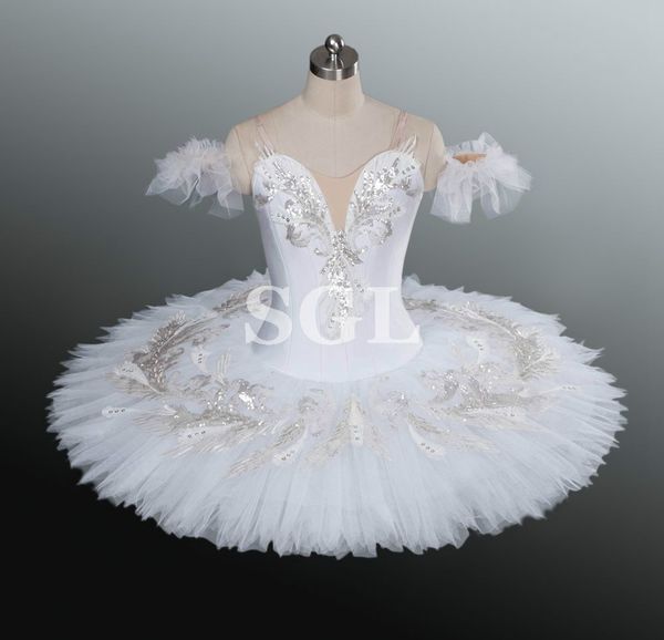 

white swan tutu women/girls professional ballet tutu matcracker white for competition dance costumes at1157, Black;red