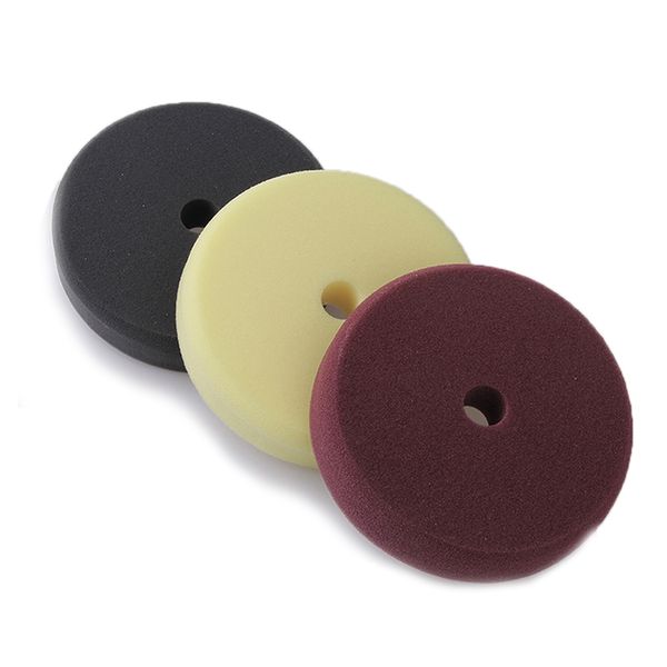 

1pc 6 inches 3-color auto car sponge deatiling waxing / polishing / finishing pad wear-resistant car polishing accessories