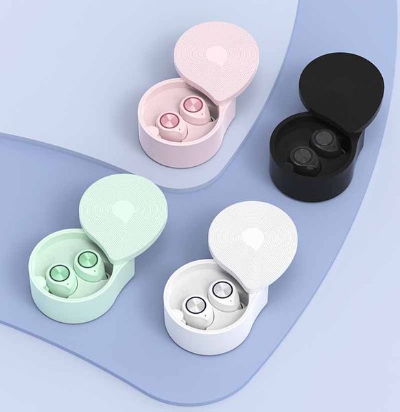 

дизайнерские беспроводные наушники bluetooth с уникальной формой капли воды сенсорным управлением v5. 0 мини-портативные наушники-вкладыши г
