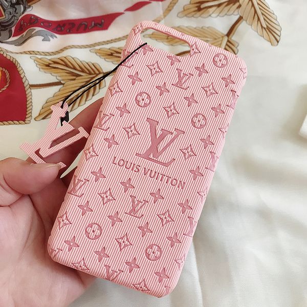 

luxury designer phone cases for iphone 11 pro max 8plus x xr xs max fashion soft back cover pink dropshipping