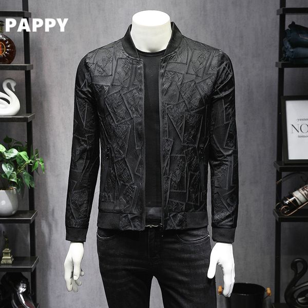 

new baseball jacket stand collar men's jacket men casual, Black;brown