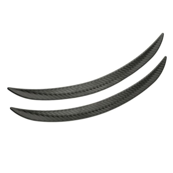 

personality 2pcs carbon fiber style fender flare wheel lip body kit new for car truck #1 car mudguard mud guard