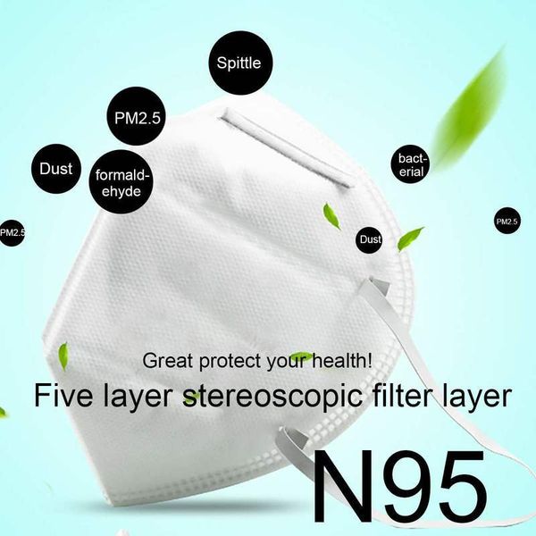 

50pcs face mask n95 anti influenza anti-fog mouth masks kn95 95% same protective as kf94 ffp2 dhl ing
