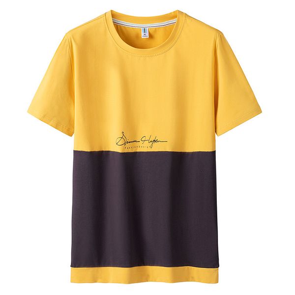 

мужская дизайнерская футболка с коротким рукавом одежда личность шить молодежный прилив бренд с коротким рукавом футболка, White;black