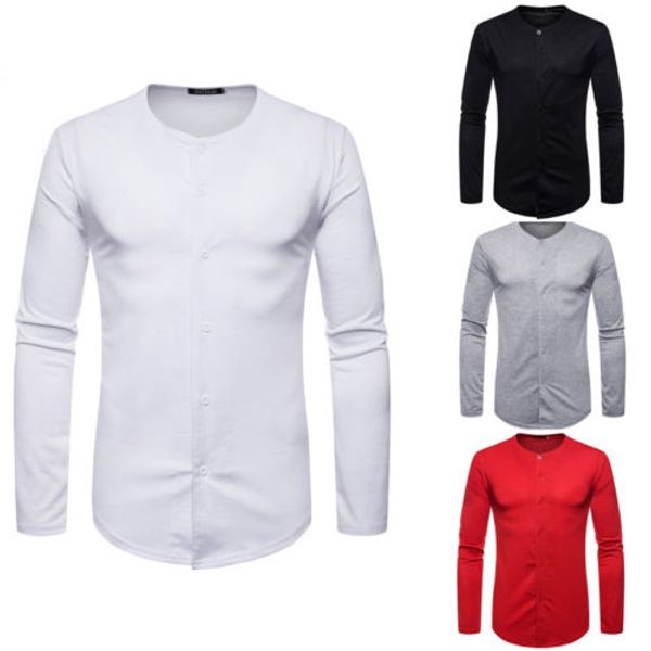 

men's casual formal shirt long sleeve slim fit formal dress shirts, White;black