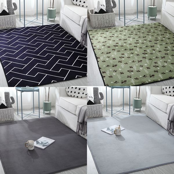

european coral velvet carpet living room sofa blanket bedroom room covered with carpet tatami floating window mat