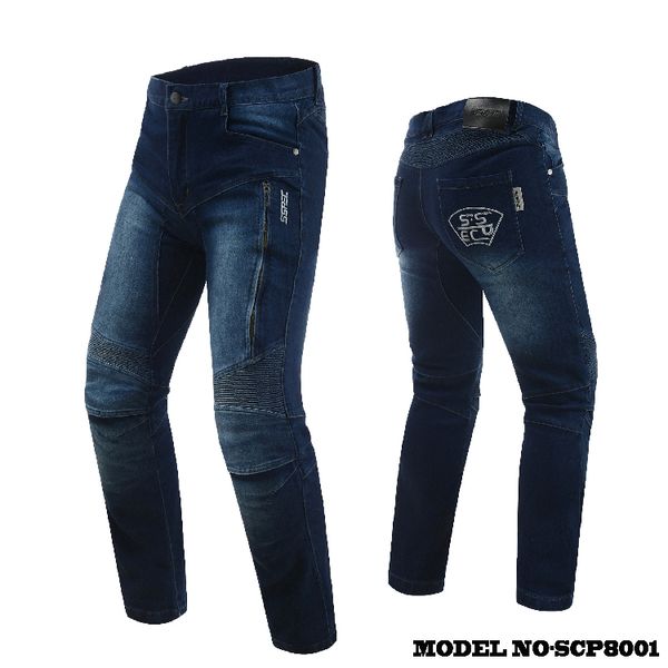 

motorcycle anti-fall cowboy riding pants male knight biker motocross pants jeans