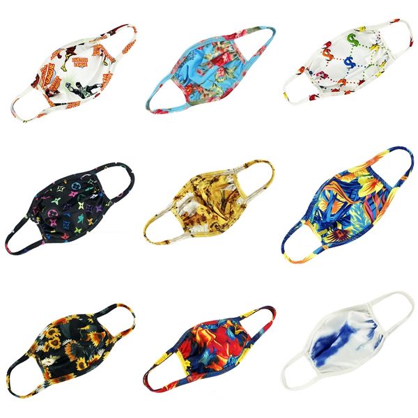 

2020 new designer printed 3d face mask,face anti dust cotton cloth masks with 2 1pcs pm2.5 replaceable filter flag pattern mouth mask #115, Black