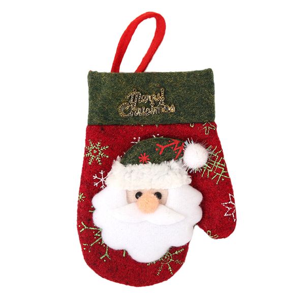 

christmas knife fork glove bag cover snowman santa pattern cutlery decor