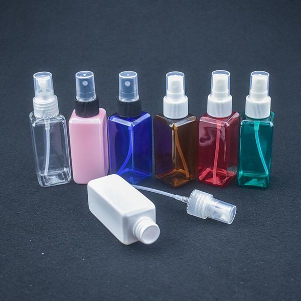 

10pcs/lot 75ml perfume bottle colorful refillable press pump spray bottle liquid container perfume atomizer travel 20 styles