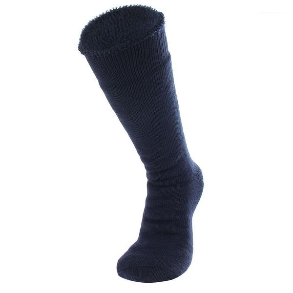 

середина чулки homme одежда мода нижнее белье повседневная одежда мужские зимние утолщаются носки сплошной цвет, Black