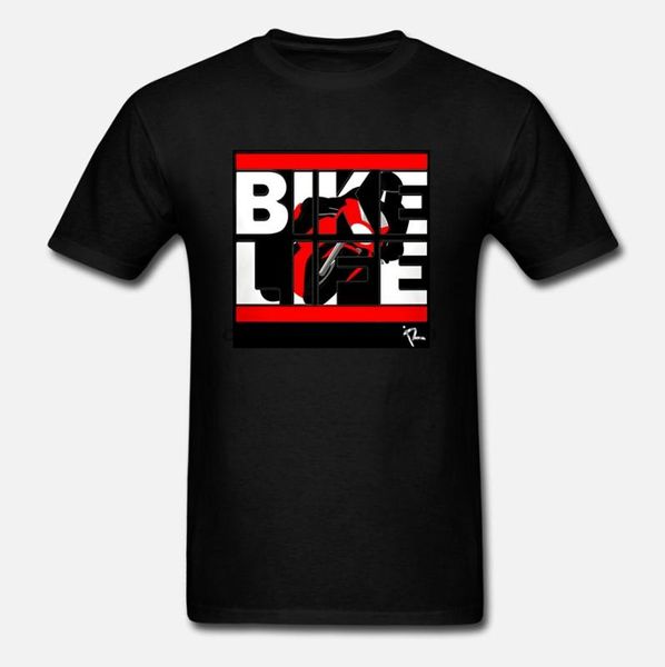 

bikelife red - bike life tee t-shirt, White;black