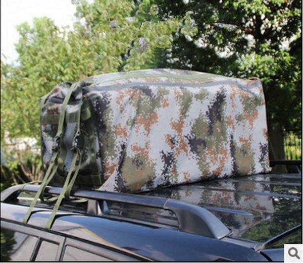 

600d universal waterproof tail roof carrier cargo luggage travel bag (218l) for vehicles with roof rails 100*50*43 cm cb029