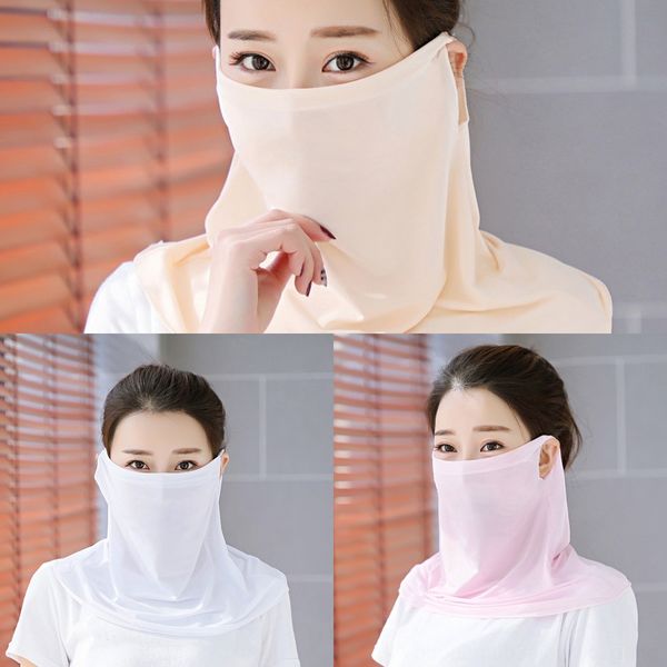 

2rdoi mask new fishing scarf fashion blocking bandana headwear headband cycling hiking outdoor head scarf face shield, Black