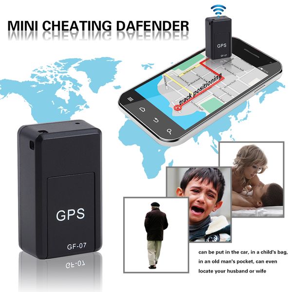 

mini portable gsm/gprs tracker gf07 gps tracking device satellite positioning against theft for car motorcycle vehicle person