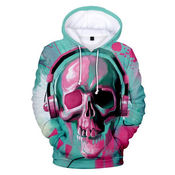 

grotto print the new hoodies 3d male female hip hop spring autumn streetwear hoodies sweatshirt couples street leisure, Black