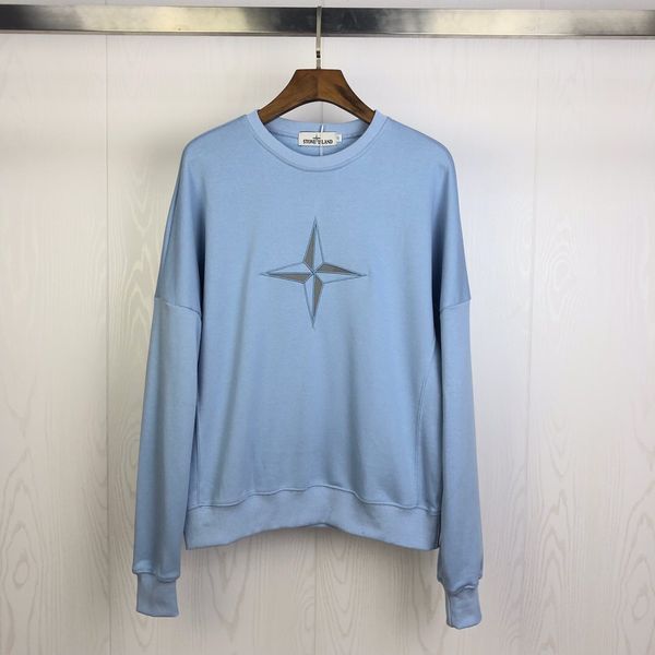 

stones islands luxury fashion brand hoodie men designer hoodies classic embroidered logo street hip hop limited edition trend pullover, White;black