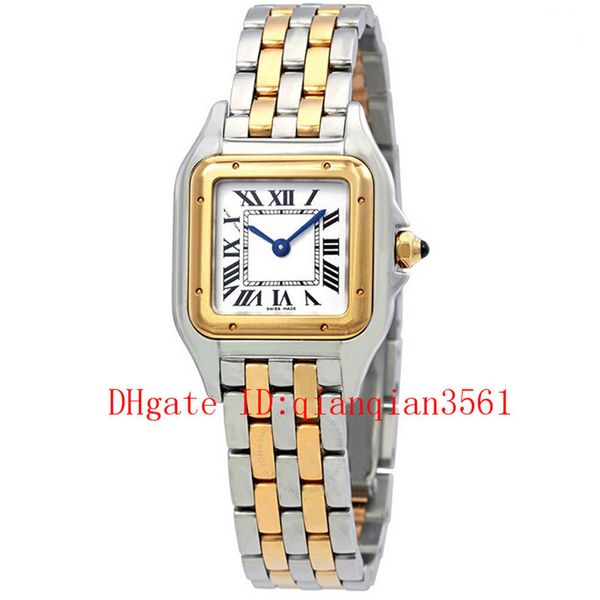 

Новая Марка W2PN0006 женщина кварц нержавеющая сталь и желтое золото 18 карат Часы 22x30m