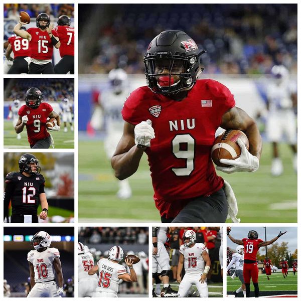 

northern illinois huskiesÂ jerseys ronald anderson jersey woodly appolon miles baggett brett bostad college football jerseys custom stitched, Black