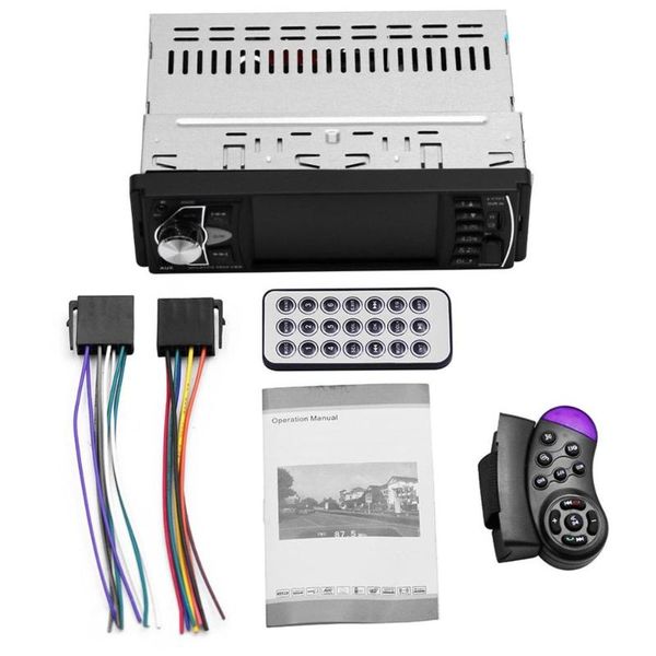 

4.1 inch high-definition color screen hands-car mp5 player card u disk radio reversing car player