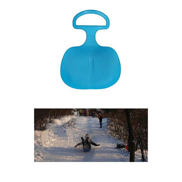 

sledding kids snowboard winter outdoor sport thick plastic boards sand grass sled snow luge ski skating snowboarding gift