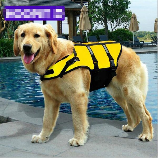 

1x dog swimming life jacket reflective saver preserver floatation puppyvest float coat clothes