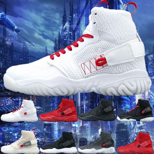 

new arrival mens apex react basketball shoes chicago jumpman 23 designer sneaker boots black white red trainers sneakers