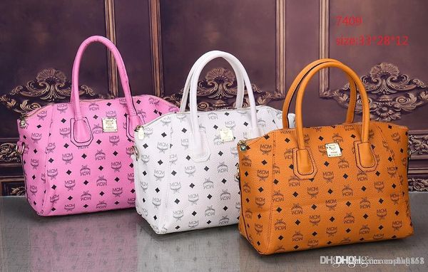 

2019 tyle handbag famou name fa hion leather handbag women tote houlder bag lady leather handbag m bag pur e 7409