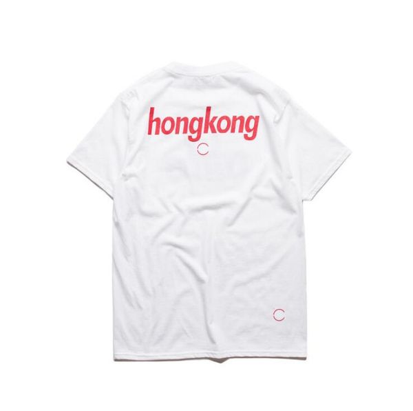 

письмо печати мужская одежда хип-хоп лето новое прибытие гонконг мужские футболки, White;black