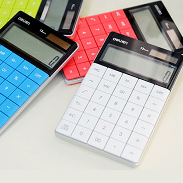 

Creative fashion portable with diamond 12 digits pocket Calculator Mini Handheld Function Dual Power Students Children Gift