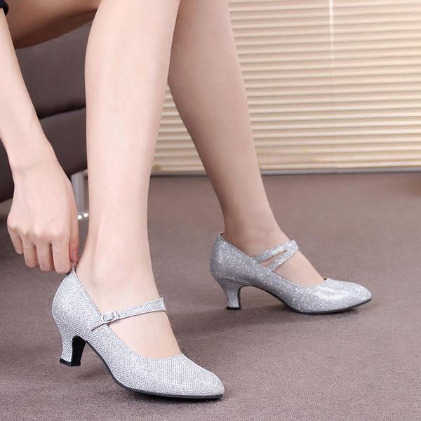 

hoyeelin ladies modern ballroom tango waltz dance shoes closed toe heels prom party dancing shoes for women zapatos de mujer