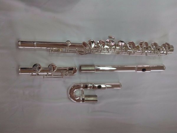 

perfect alto flute white copper tube silver plating special white copper tube silver plated