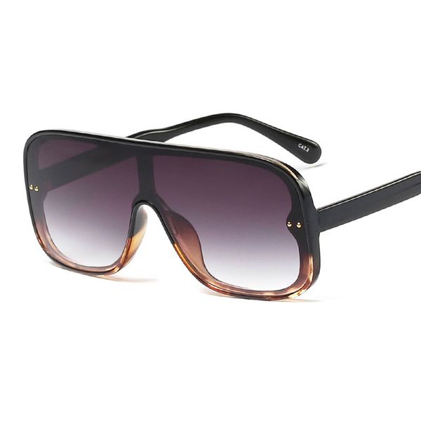 

vintage big sunglasses women 2019 oversized fashion brand 90s fashion square sun glasses female men shades uv400, White;black