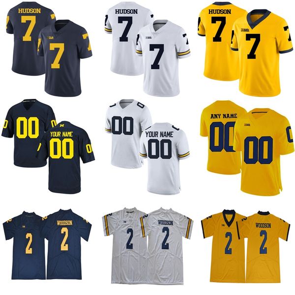 

пользовательские 2017 мичиган росомахи колледж футбол limited белый темно-золотой серый персонализированные сшитые любое имя номер 2 5 10 21, Black;red