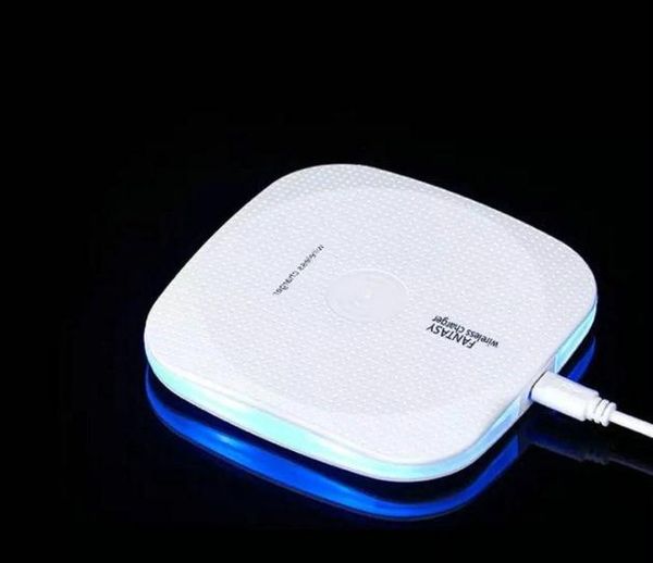 

fast wireless charger qi wireless charger charging pad with anti-slip rubber for iphone 8 plus x samsung qi-enabled devices wholesales