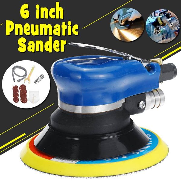 

air random orbital sander polisher 5 inch 6 inch pneumatic grinder polishing machine grinding sanding tool
