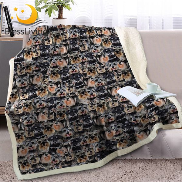 

blessliving dog collection throw blanket 3d animal sherpa fleece blanket cute pet bedspreads brown thin quilt 150x200cm mantas