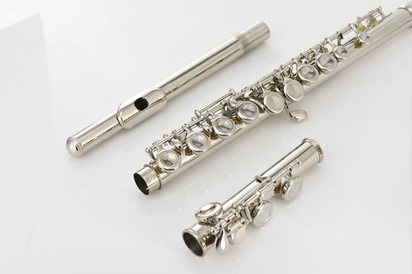 MARGEWATE MGT-221P C Tune 16 teclas Buraco Fechado Flute de alta qualidade niquelado E-Mech Flauta New Arrival Instrumento Musical