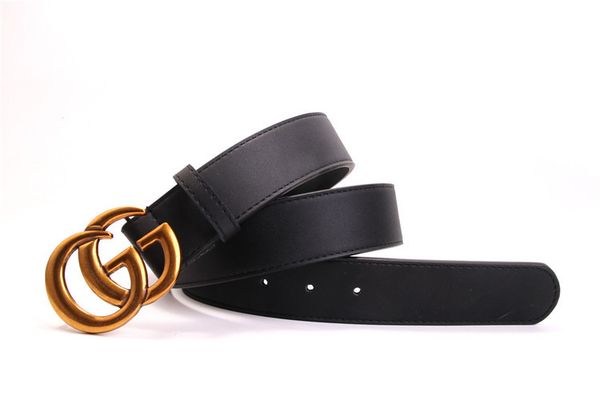 

2020 new designer belt smooth buckle leather belts for men luxury mens designer belts waist women straps, Black;brown