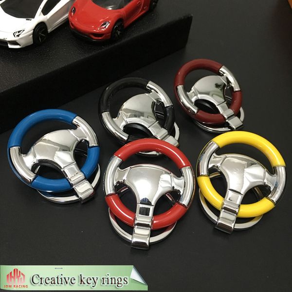 

creative auto part model sleeve bearing auto part car steering wheel keychain keyring key chain ring keyrings keyfob