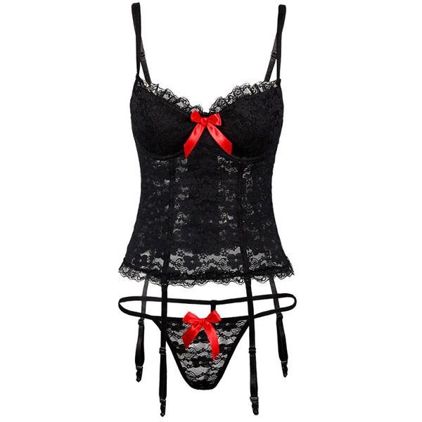 Verkaufe Sexy Dessous Frauen Top Unterwäsche Set Sexy Erotische Dessous Spitze Nachtwäsche Erotische Nachtwäsche Plus Größe M L XL XXL XXXL1264f