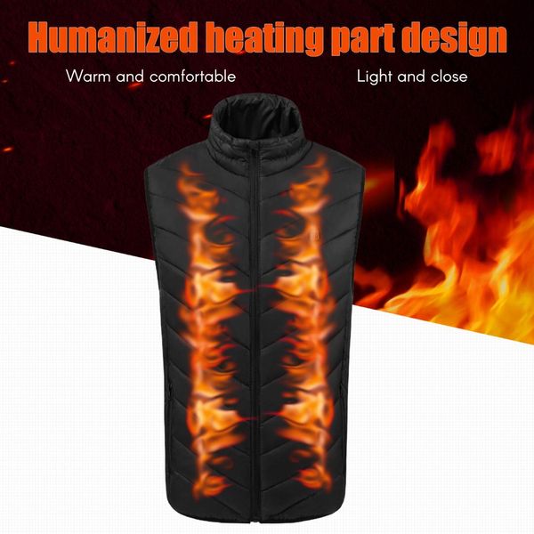 

motorcycle vest electric usb heated warm vest men women heating coat jacket clothing skiing cycling racing back armor
