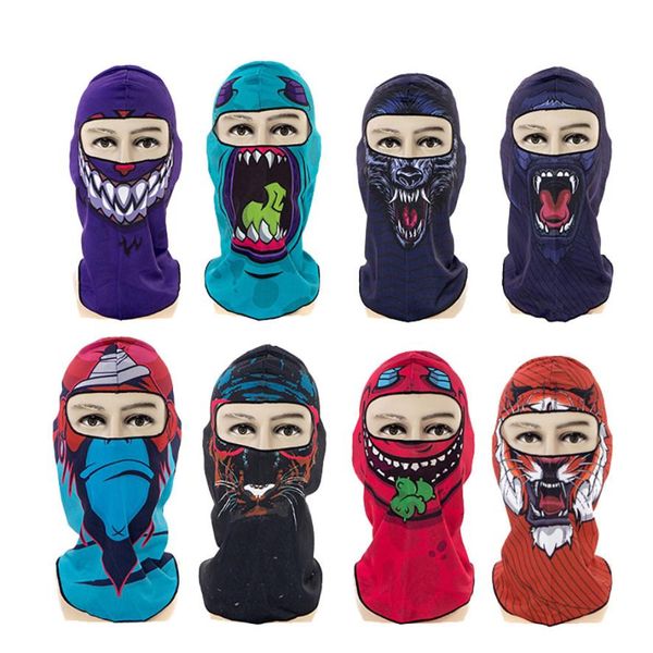 

windproof cycling face mask winter warmer fleece balaclavas bike sport scarf mask bicycle snowboard ski outdoor accessories, Black