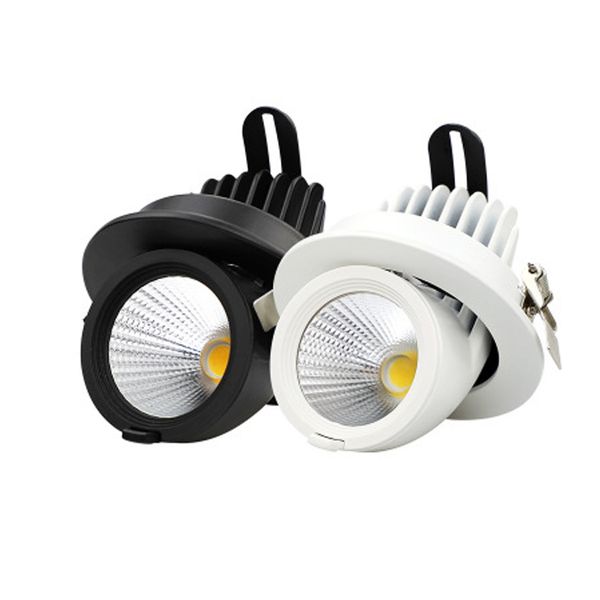 

led слон магистральные лампа встроенная стена прожектор cob вращающийся и выдвижная регулировки вниз света диммирование