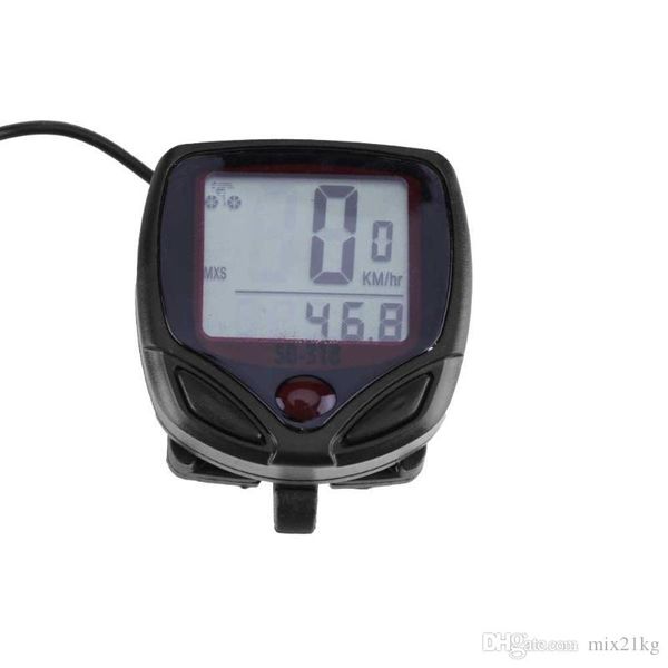 

cycling bicycle speedometer waterproof lcd display digital meter odometer speedometer wired bike computer bicycle accessories