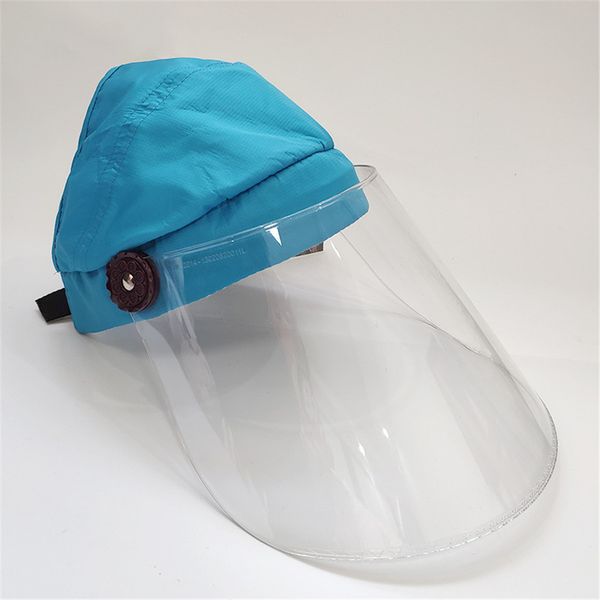 

new fashion protective cap anti-spit protective peaked hat dustproof cover baseball adjustable cap drop shopping w4, Blue;gray