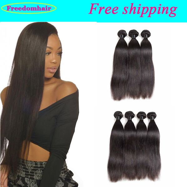 

бѬазилкий straight virgin hair пеѬђанки индийкие малазийкие камбоджийка деввен, Black